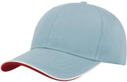 ATLANTIS Zoom Piping szendvics sport 6 panel kontrasztos baseball sapka kék