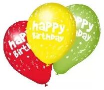 Herlitz Herlitz: Léggömb / 10 db Happy Birthday (40011264)