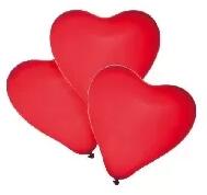 Herlitz Herlitz: Léggömb / 4 db piros szívek (40011462)
