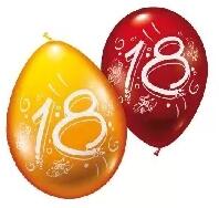 Herlitz Herlitz: Léggömb / 6 db szülinap 18 (40011783)