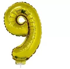  Számos lufi - 9, arany, 42 cm (66271) - kreativkid