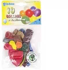  Metál színű lufi, 10 db (33571)