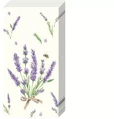 Papír zsebkendő 4 rétegű 10 db/cs - IHR Levendula (709414-PT728460)