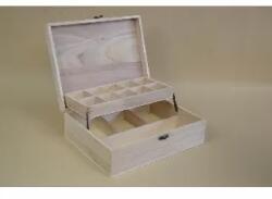 Ach Ach: Tárolódoboz dupla szintes 28x22x9 cm (355177)