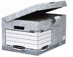 Fellowes Fellowes: Csapófedeles archiváló konténer, "BANKERS BOX® SYSTEM by FELLOWES®", szürke (1181501)