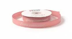  Ripsz szalag 1cm x18m rózsaszín - Boldog születésnapot (17877RBSZN)