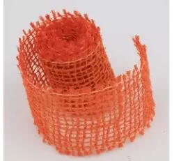 Bonsai Bonsai: Juta szalag 5 cm széles 1 méter narancssárga (717518)