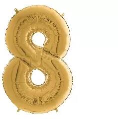  Héliumos fólia lufi 8-as szám 65 cm (02974)