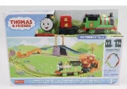 Mattel és barátai: Motorizált pályaszett-Percy tehervagonos sínpályája (HGY78-HPN58)
