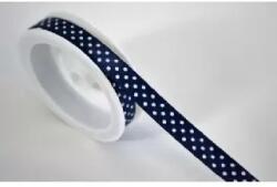 Ach Ach: Szalag szatén sötétkék 1 cm széles 2méter/tekercs (372261)