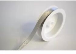 Ach Ach: Szalag szatén ezüst 1 cm széles 2méter/tekercs (372264)