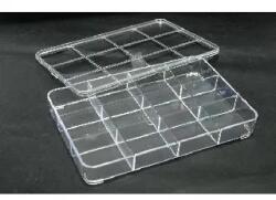 Ach Ach: Doboz, 12 rekeszes , nagy tetővel műanyag 23x15x3, 5 cm (363996)