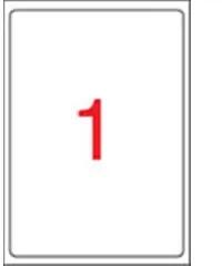 APLI Apli: Etikett, univerzális, 199, 6x289, 1 mm, kerekített sarkú, APLI, 100 etikett/csomag (02412)