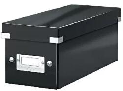 Leitz Leitz: CD-doboz, LEITZ "Click and Store", fekete (60410095)