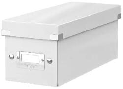 Leitz Leitz: CD-doboz, LEITZ "Click and Store", fehér (60410001)