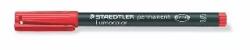 STAEDTLER Staedtler: Alkoholos marker, OHP, 0, 4 mm, STAEDTLER "Lumocolor® 313 S", piros (313-2)