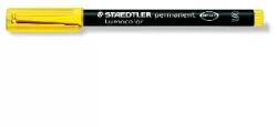STAEDTLER Staedtler: Alkoholos marker, OHP, 0, 4 mm, STAEDTLER "Lumocolor® 313 S", sárga (313-1)
