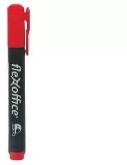 FlexOffice Flexoffice: Alkoholos marker, 1, 5 mm, kúpos, FLEXOFFICE "PM03", piros (FO-PM03RED)