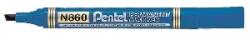 Pentel Pentel: Alkoholos marker, 0, 6-4, 5 mm, vágott, PENTEL "N860", kék (N860-CE)