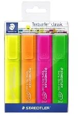 STAEDTLER Staedtler: Szövegkiemelő készlet, 1-5 mm, STAEDTLER "Classic 364", 4 különböző szín (364 P WP4)