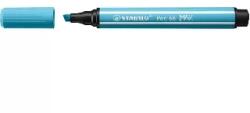 STABILO Stabilo: Rostirón, 1-5 mm, vágott hegy, STABILO "Pen 68 MAX", azúrkék (768/57)