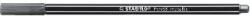 STABILO Stabilo: Rostirón, 1, 4 mm, STABILO "Pen 68 metallic", ezüst (68/805)