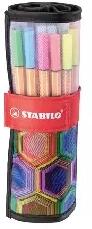 STABILO Stabilo: Tűfilc készlet, 0, 4 mm, STABILO "Point 88 ARTY", 25 különböző szín (8825-071-20)