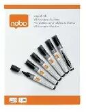 Nobo Nobo: Táblamarker, folyékonytintás, kúpos, 1-3 mm, NOBO, fekete (1915377)
