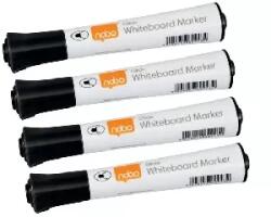 Nobo Nobo: Táblamarker, kúpos hegyű, 2 mm, 10 db, NOBO "Glide", fekete (1915264)