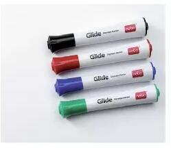 Nobo Nobo: Tábla- és flipchart marker, 3 mm, kúpos, NOBO "Glide", 4 különböző szín (1902096)