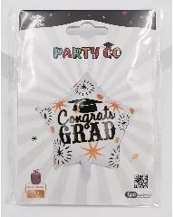  Hélium Fólia lufi ballagás, Csillag Congrats 45 cm (10170)