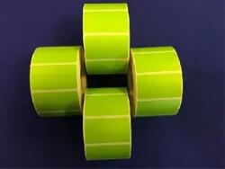 Corwell Corwell: Etikett, thermo, 25x45 mm, 1000 etikett/tekercs, zöld (ISCT2545Z)