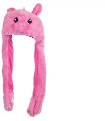  Plüss sapka mozgatható fülekkel (86394)