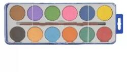 Vízfesték, 12 db + ecset (11863)