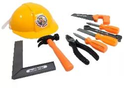  Szerszámkészlet sisakban - narancssárga (84693)