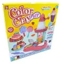 Man Yuk Toys Manyuk Toys: Fagylaltozó gyurmaszett kastély formájú gyurmanyomóval (736B-3)