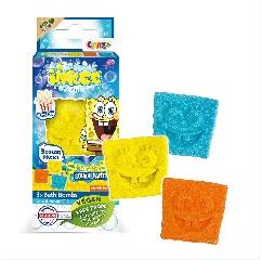 Inkee Inkee: Craze Inkee vegán fürdő bomba forma - Spongya Bob popcorn aromával, 3db-os (INK-48740EN)