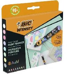 BIC Bic: Dekormarker készlet, 1, 5 - 2, 3 mm, BIC, 8 különböző pasztell szín (527429)