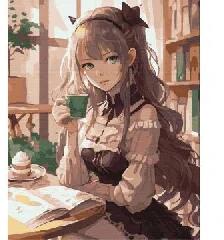 Ideyka Ideyka: Ideyka: Festés számok szerint, Kifinomult szépség - 40 x 50 cm (KHO8344)