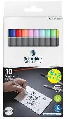 Schneider Schneider: Ecsetirón készlet, hajlékony heggyel, SCHNEIDER "Paint-It 070", 10 különböző szín (ML07010504)