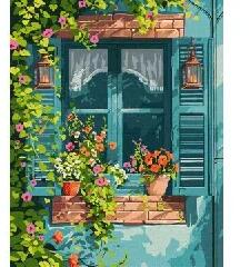 Ideyka Ideyka: Ideyka: Festés számok szerint, Ház a kertben - 40 x 50 cm (KHO6348)