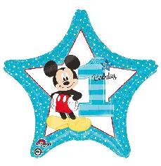  43cm Mickey 1st Birthday fólia lufi (76128)