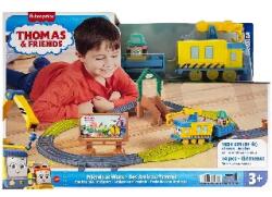 Mattel és barátai: Motorizált pályaszett Carly a daru munkában (HGY78-JCY75)