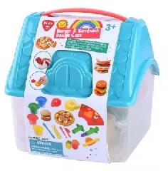 Playgo Playgo: Playgo: Házikós gyurmakészlet - hamburger, pizza (8440)