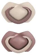 Canpol Central Europe, S. r. o Canpol Central Europe, S. r. o. : Canpol babies Szimmetrikus szilikoncumi készlet, Light touch, 0-6hó, PURE COLOR, 2db (22/655_PIN)