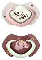 Canpol Central Europe, S. r. o Canpol Central Europe, S. r. o. : Canpol babies Sötétben világító, szimmetrikus szilikoncumi-készlet, Light touch, 18hó+, SLEEP (22/660_PIN)