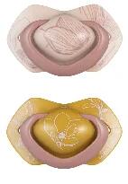 Canpol Central Europe, S. r. o Canpol Central Europe, S. r. o. : Canpol babies Szilikon szimmetrikus cumi, Light touch, GOLD, 18hó+, 2db - rózsaszín (22/666_PIN)