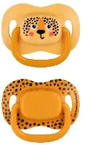 Canpol Central Europe, S. r. o Canpol Central Europe, S. r. o. : Canpol babies Szilikon szimmetrikus cumiszett, BabiesBoo, 6-18hó+, 2db, narancs (34/928_ORA)