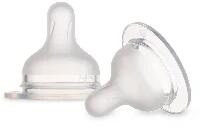 Canpol Central Europe, S. r. o Canpol Central Europe, S. r. o. : Canpol babies Szilikon etetőcumi az S-alakú cumisüvegekhez, 6hó+, 2db, közepes (59/893)