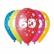 Gulliver (1286) Gulliver (1286): Szamos gumi lufi 60, 5 db/csom (11-PRINT60)